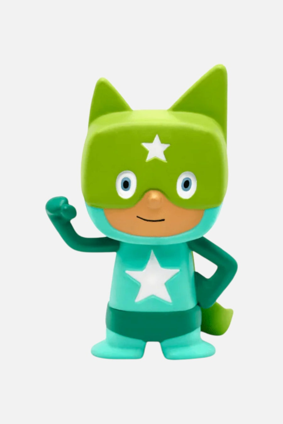 Tonies Turquoise & Green Superhero Creative Tonie – three-quarter view