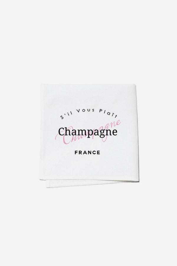 Toss Designs Bubbles French Champagne Cocktail Napkins
