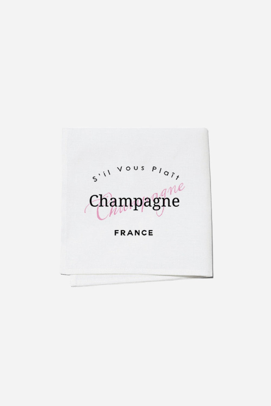 Toss Designs Bubbles French Champagne Cocktail Napkins – front view