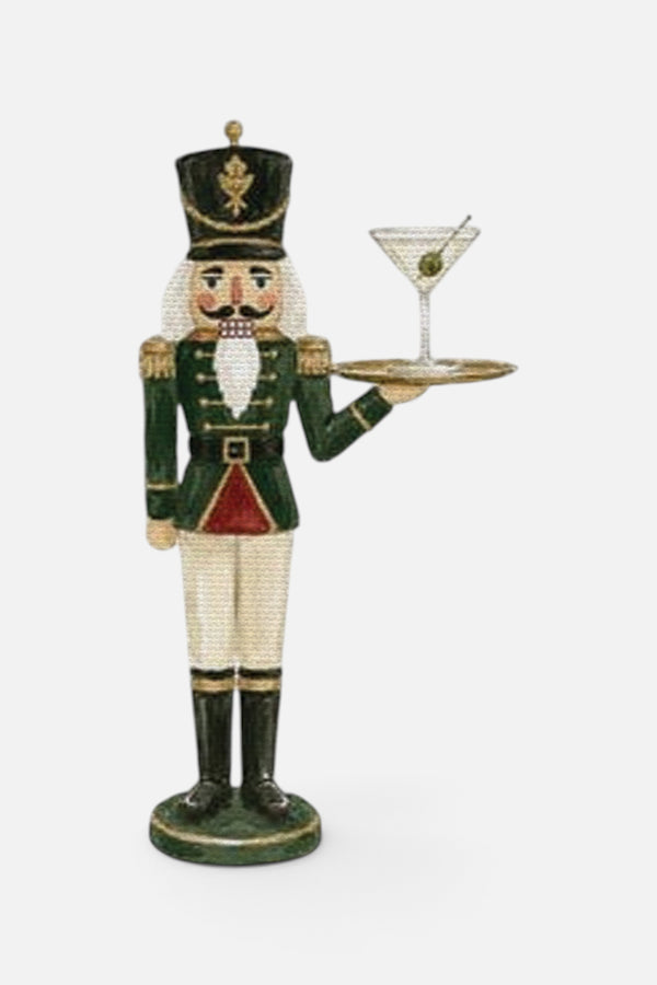 Toss Designs Nutcracker with Martini Cocktail Napkins Set of 4