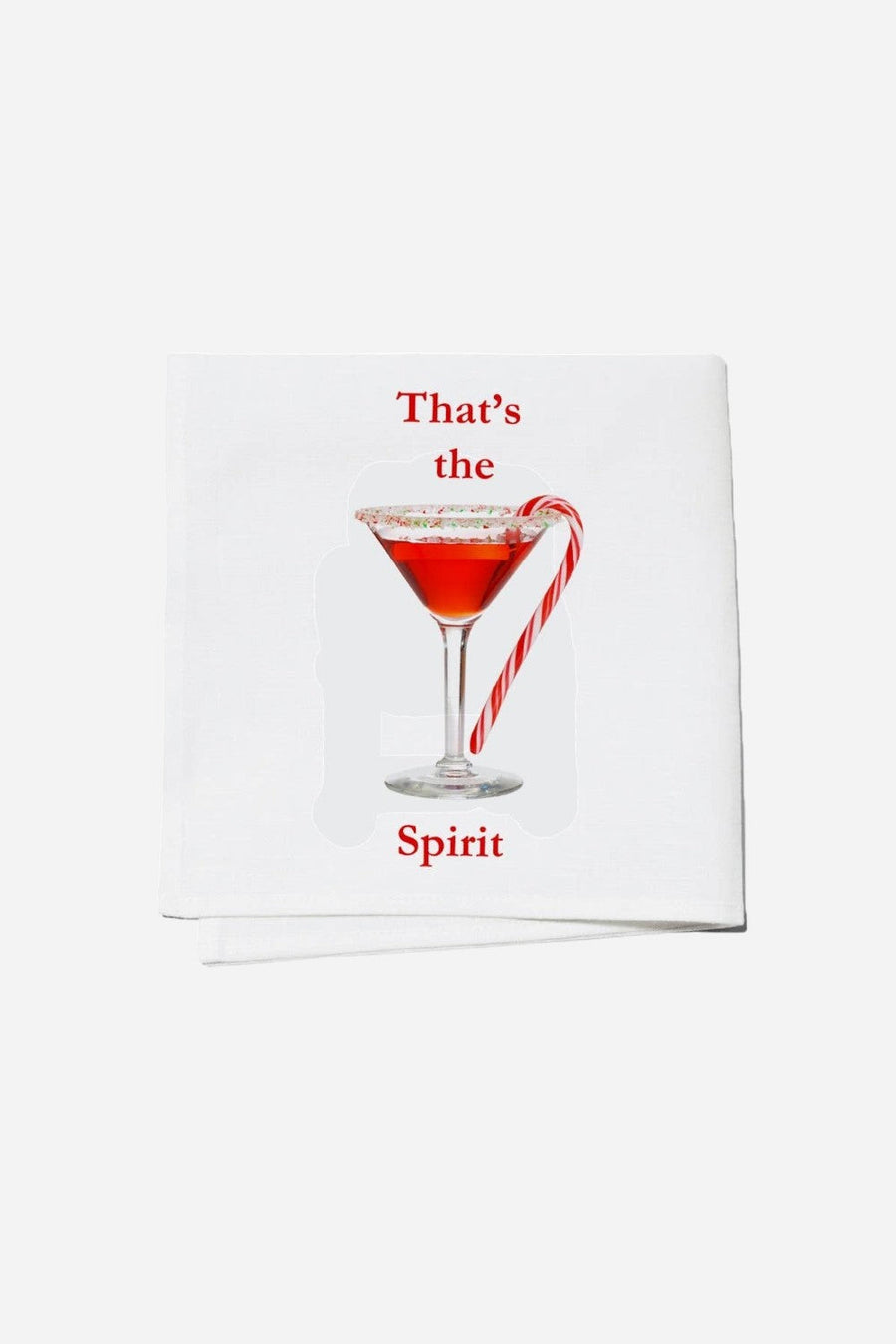 Toss Designs Thats The Spirit Cocktail Napkins, Set of 4 – front view
