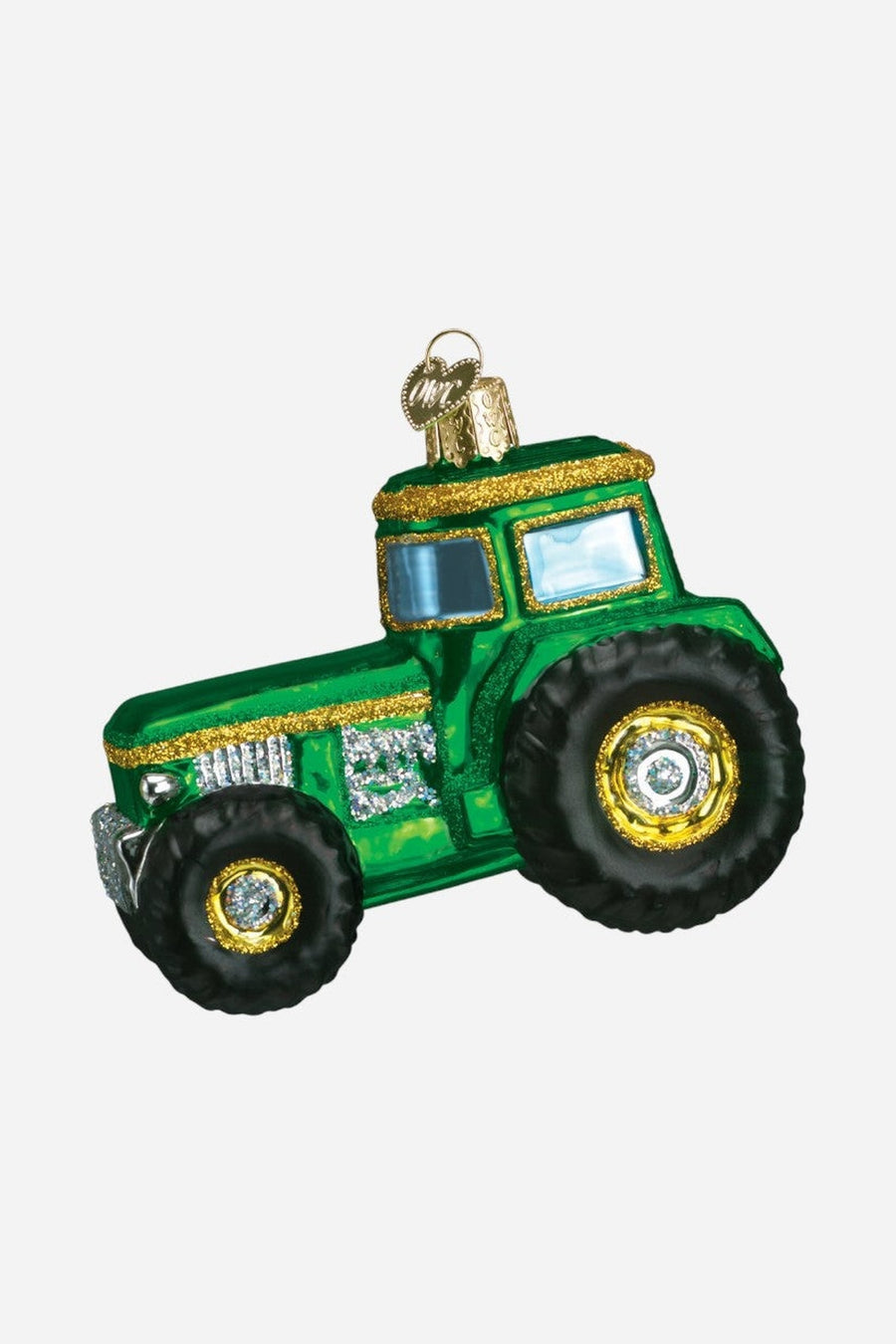 Tractor Ornament – three-quarter view