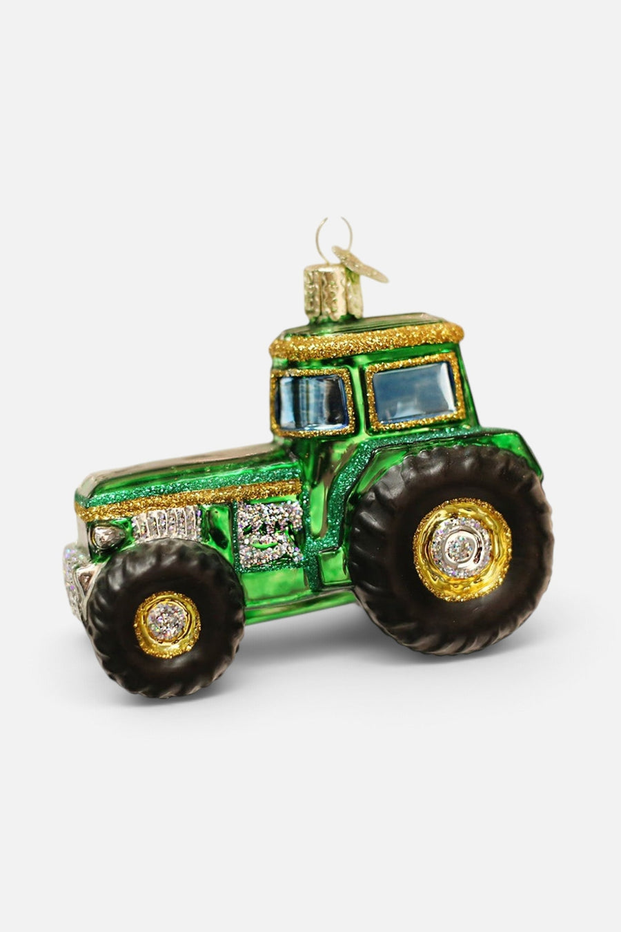 Tractor Ornament – three-quarter view