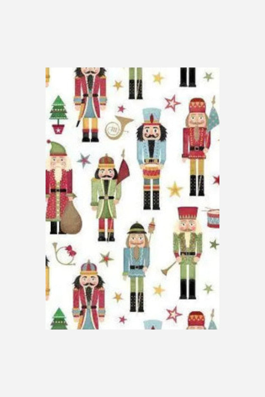 Traditional Nutcracker Printed Tissue Paper – front view