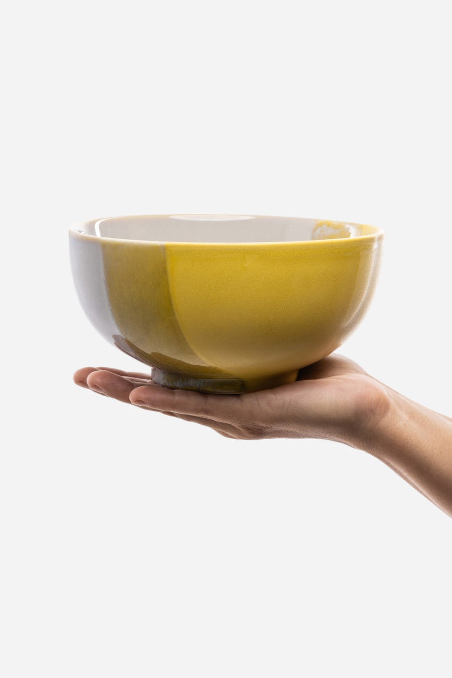 Tranquillo Bowl Industrial in Yellow – side view