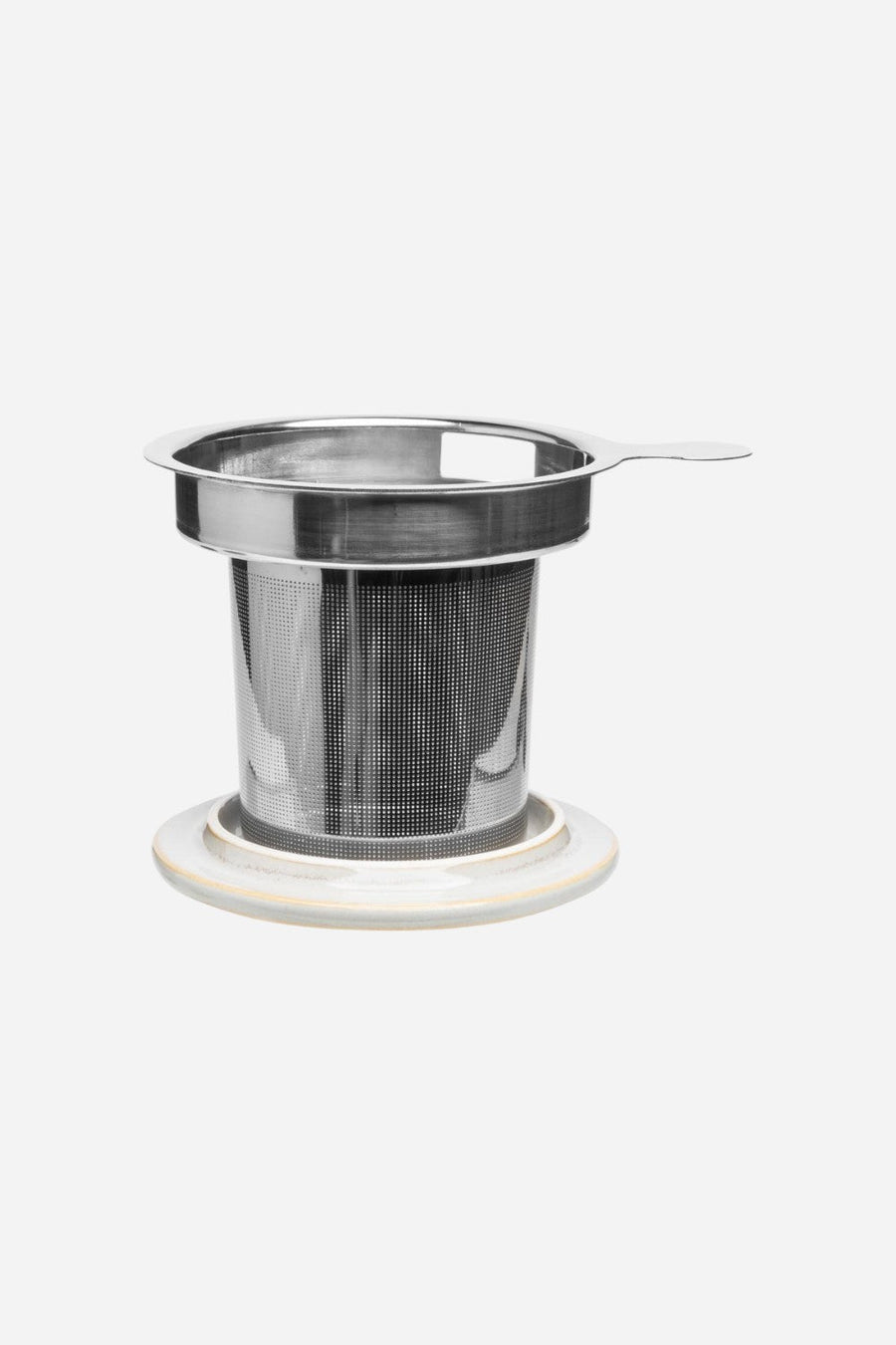 Tranquillo Cup with Tea Strainer in Yellow – side view