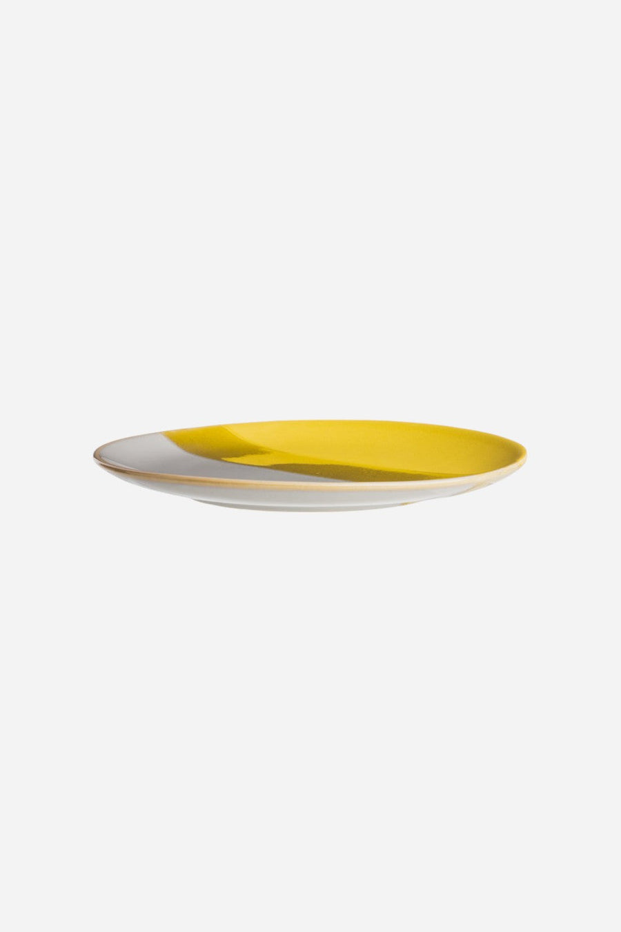 Tranquillo Plate Industrial in Yellow – back view