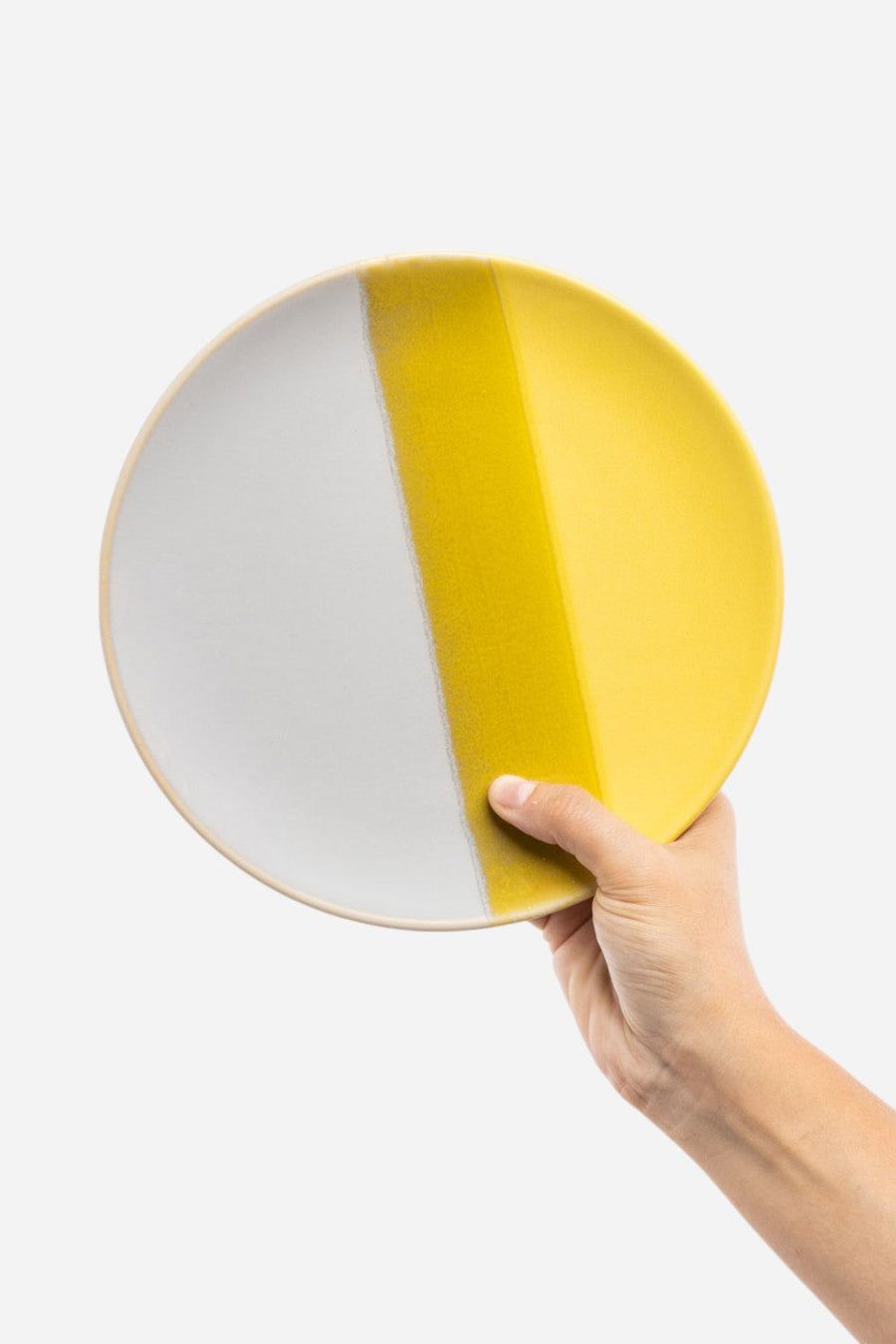 Tranquillo Plate Industrial in Yellow – side view