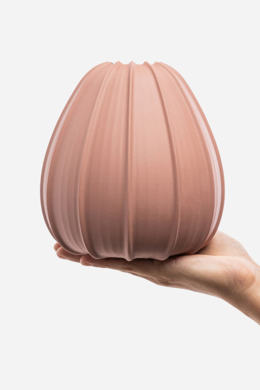 Tranquillo Short Vase Gentle Breeze Clay Red – back view