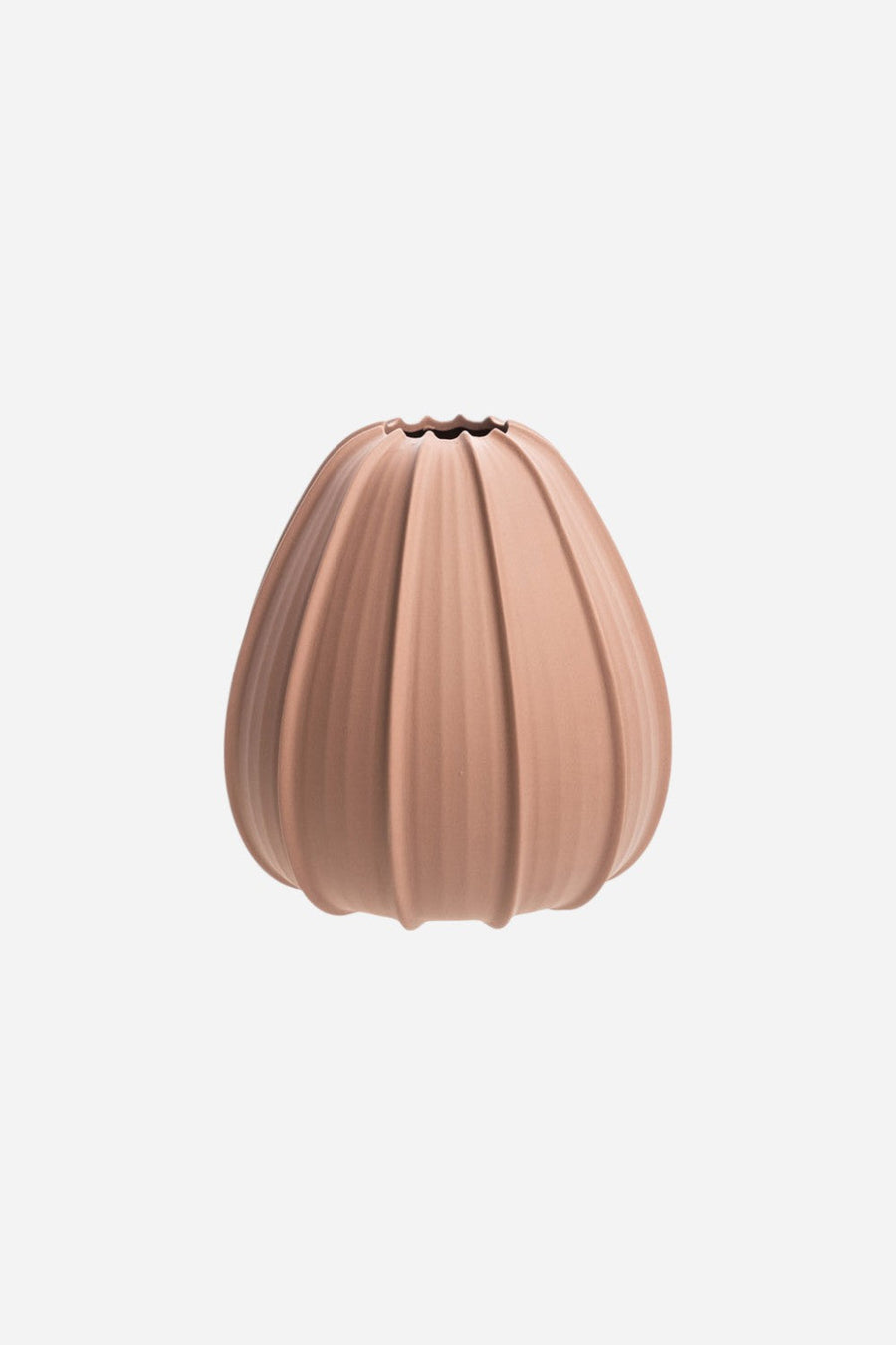 Tranquillo Short Vase Gentle Breeze Clay Red – front view