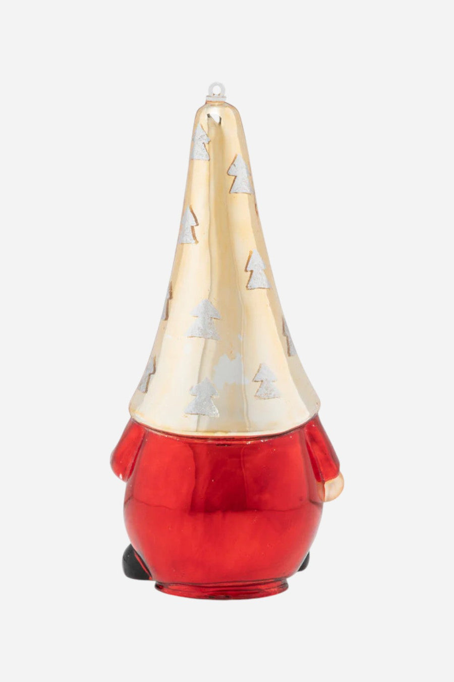 Tree Topped Gnome Ornament – back view