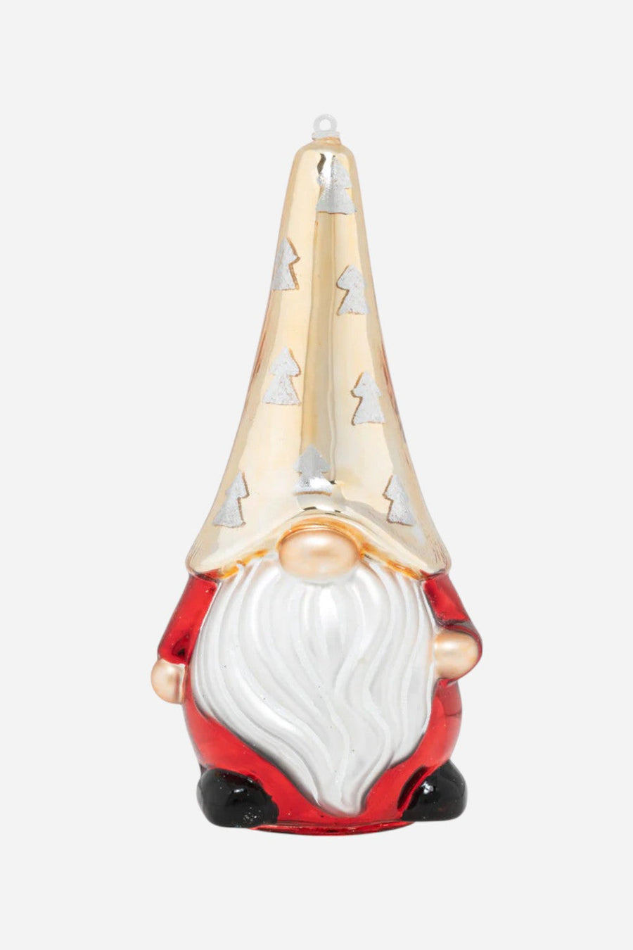 Tree Topped Gnome Ornament – front view