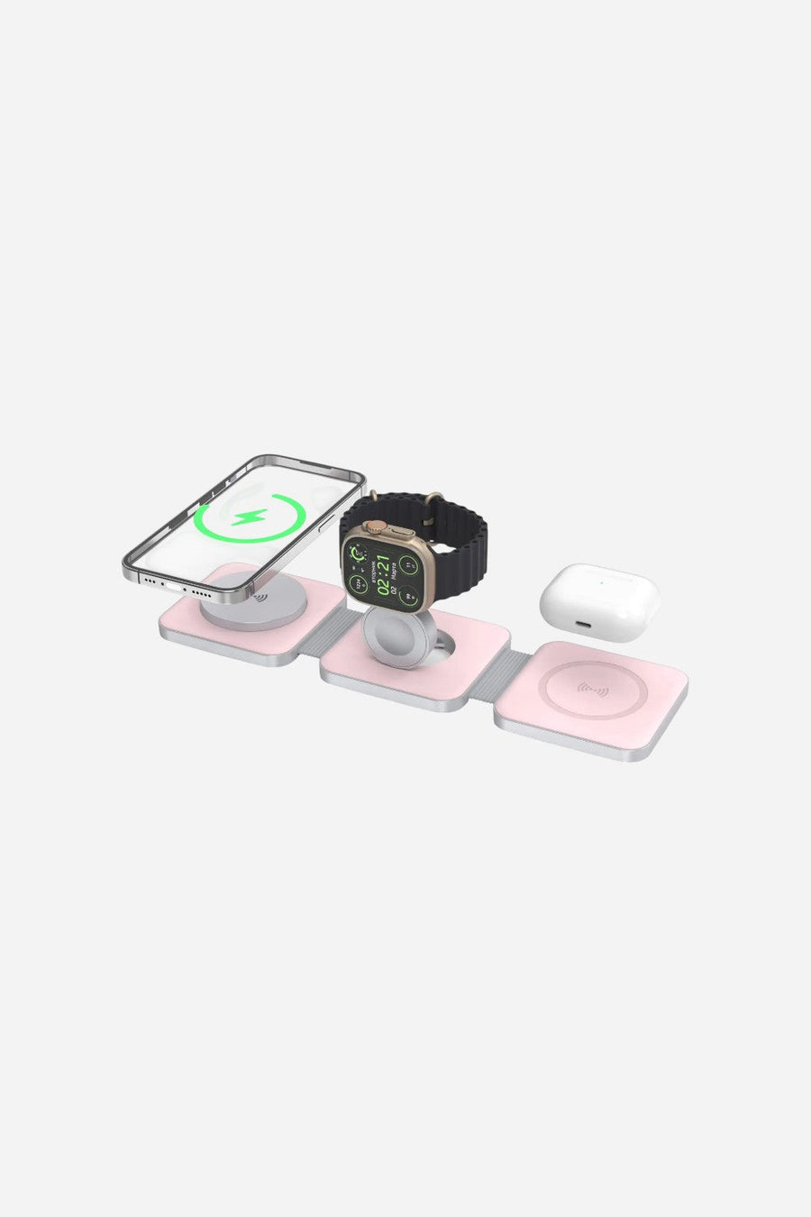 Tri Fold Charging Station with USB C Adapter – alternate