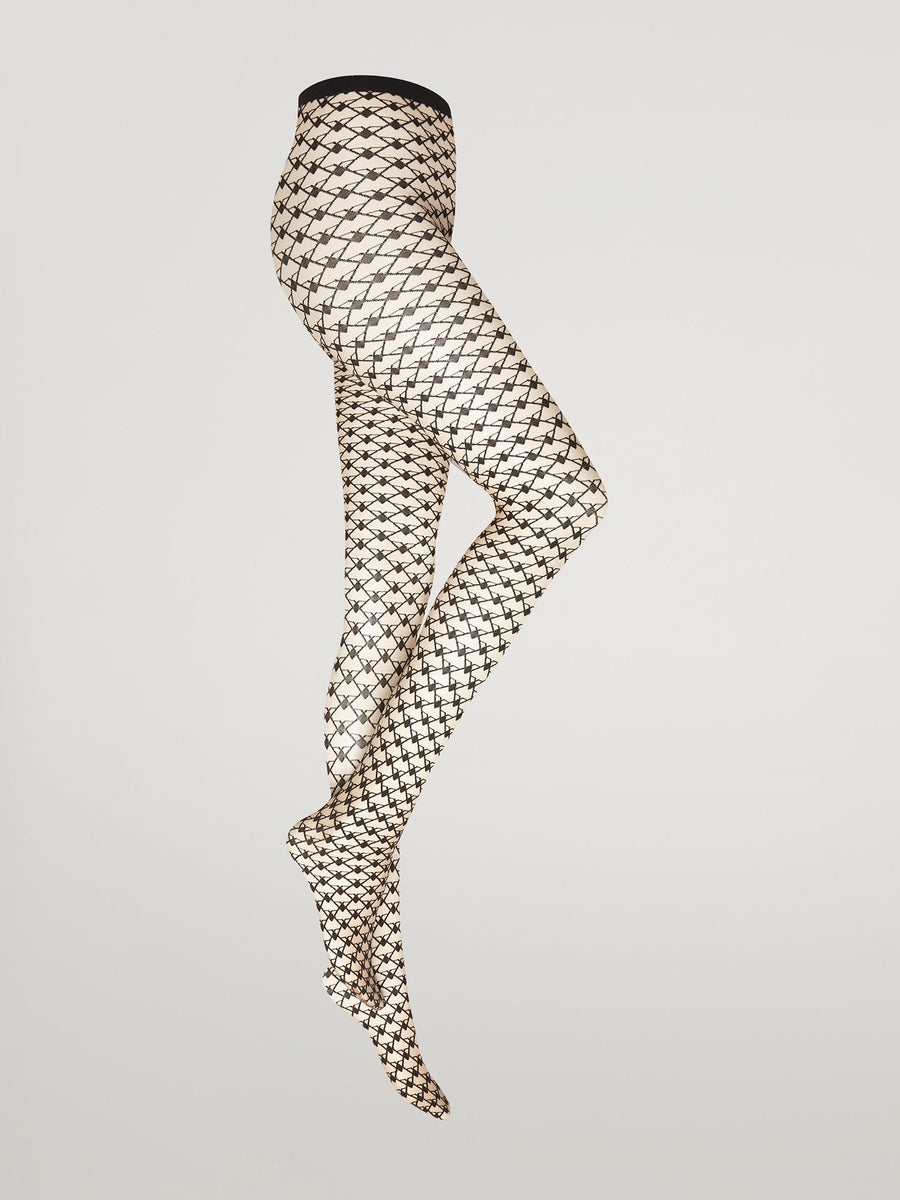 Triangle Tights in Fairly Light/Black – alternate