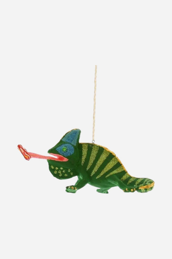 Tropics Chameleon Ornament