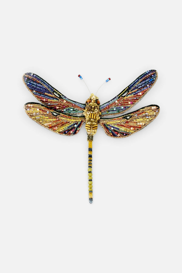 Trovelore Brown Hawker Dragonfly Brooch Pin