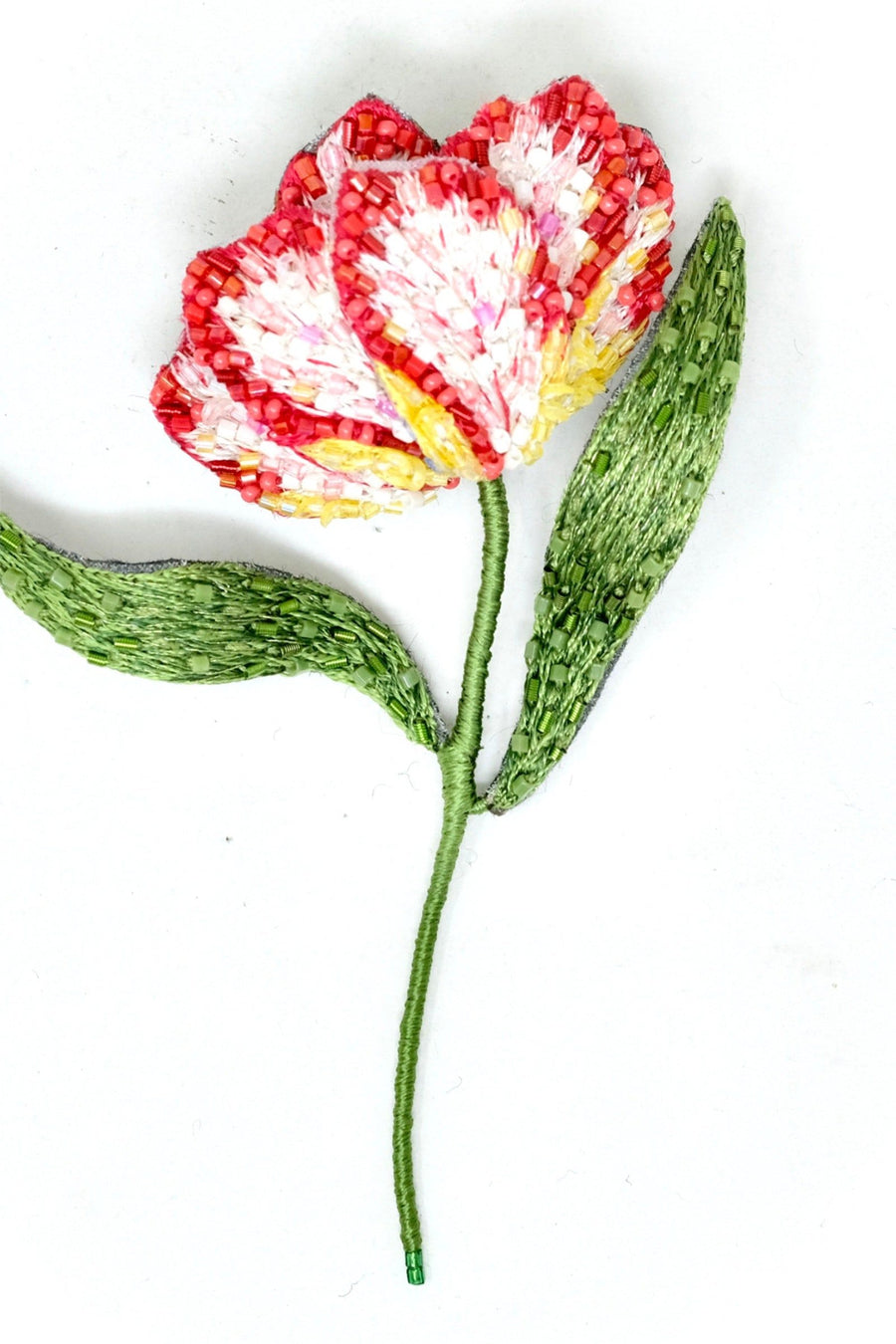 Trovelore Estella Parrot Tulip Brooch Pin – back view