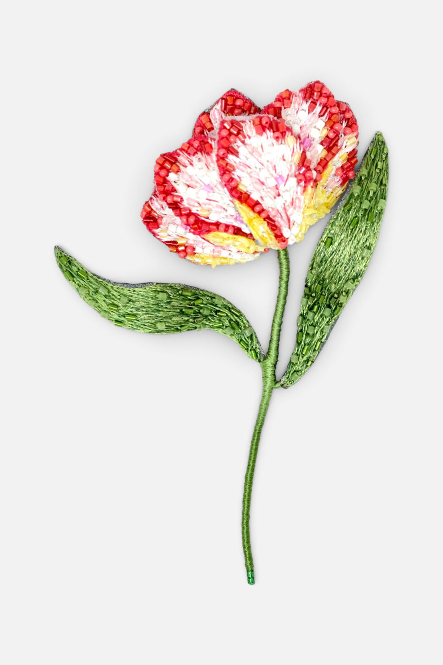 Trovelore Estella Parrot Tulip Brooch Pin – front view