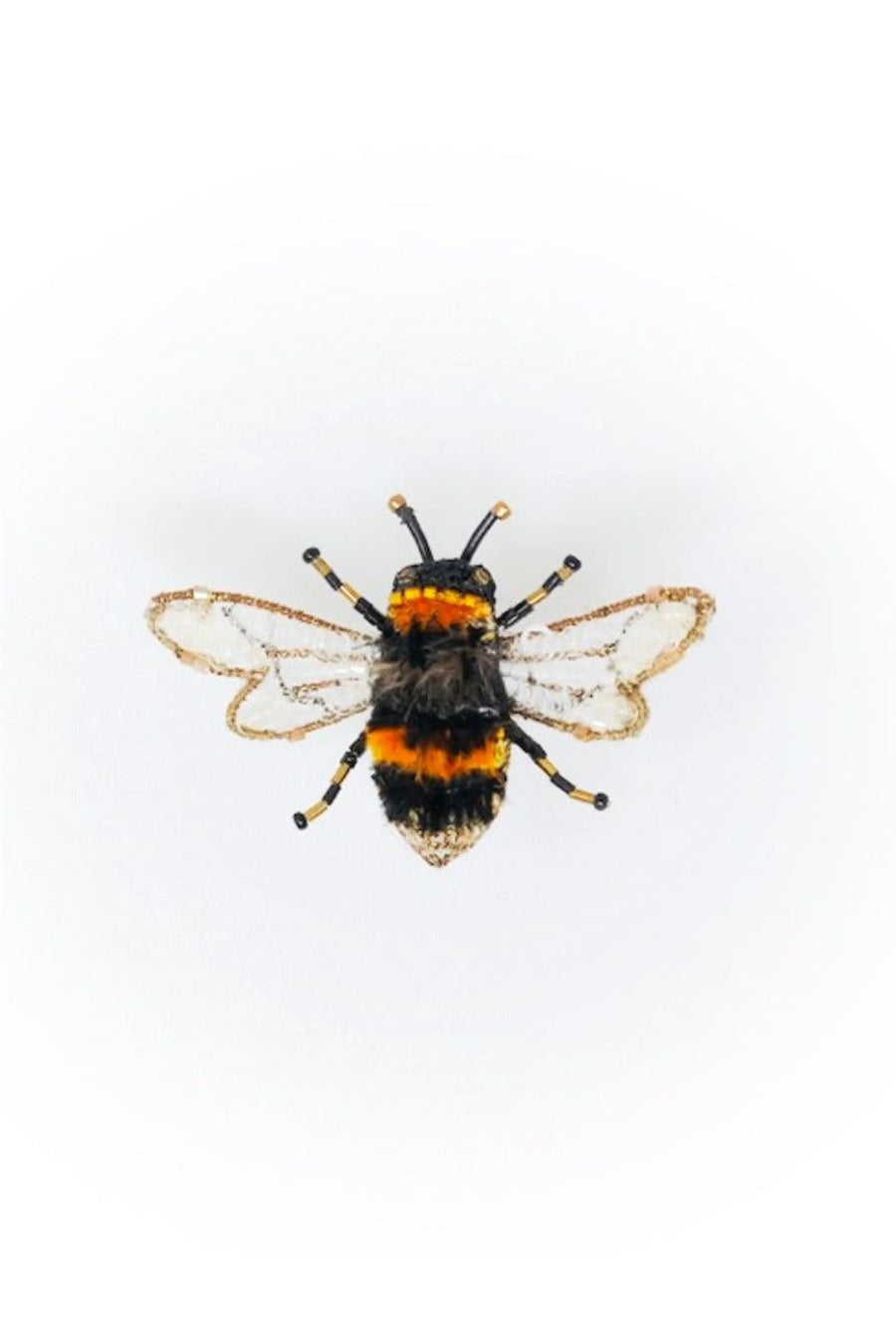 Trovelore Humble Bee Brooch Pin – back view