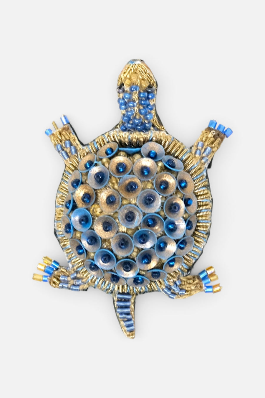 Trovelore Pond Turtle Brooch Pin – front view
