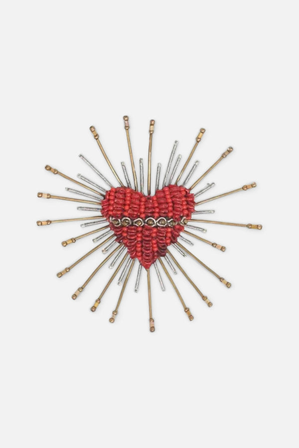 Trovelore Sacred Heart Brooch Pin