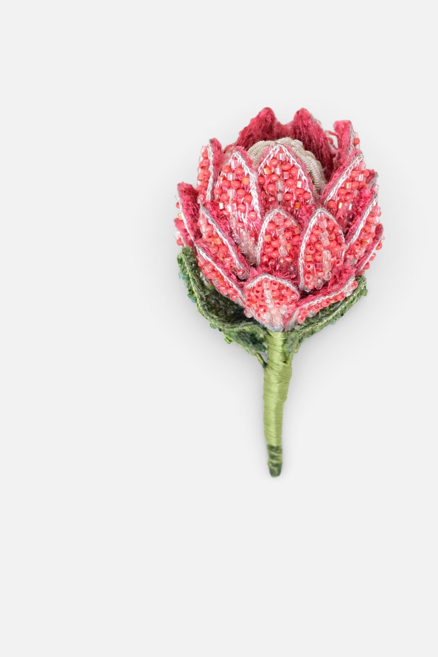 Trovelore Sugar Bush Protea Brooch Pin – back view