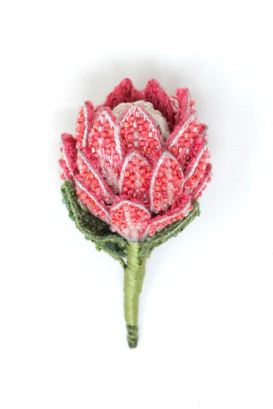 Trovelore Sugar Bush Protea Brooch Pin – back view