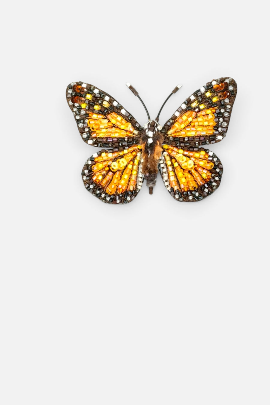 Trovelore Wanderer Monarch Brooch Pin – back view