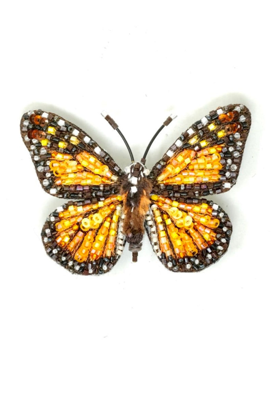 Trovelore Wanderer Monarch Brooch Pin – back view