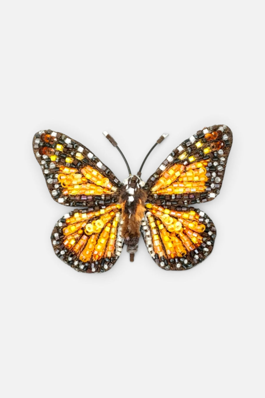 Trovelore Wanderer Monarch Brooch Pin – front view