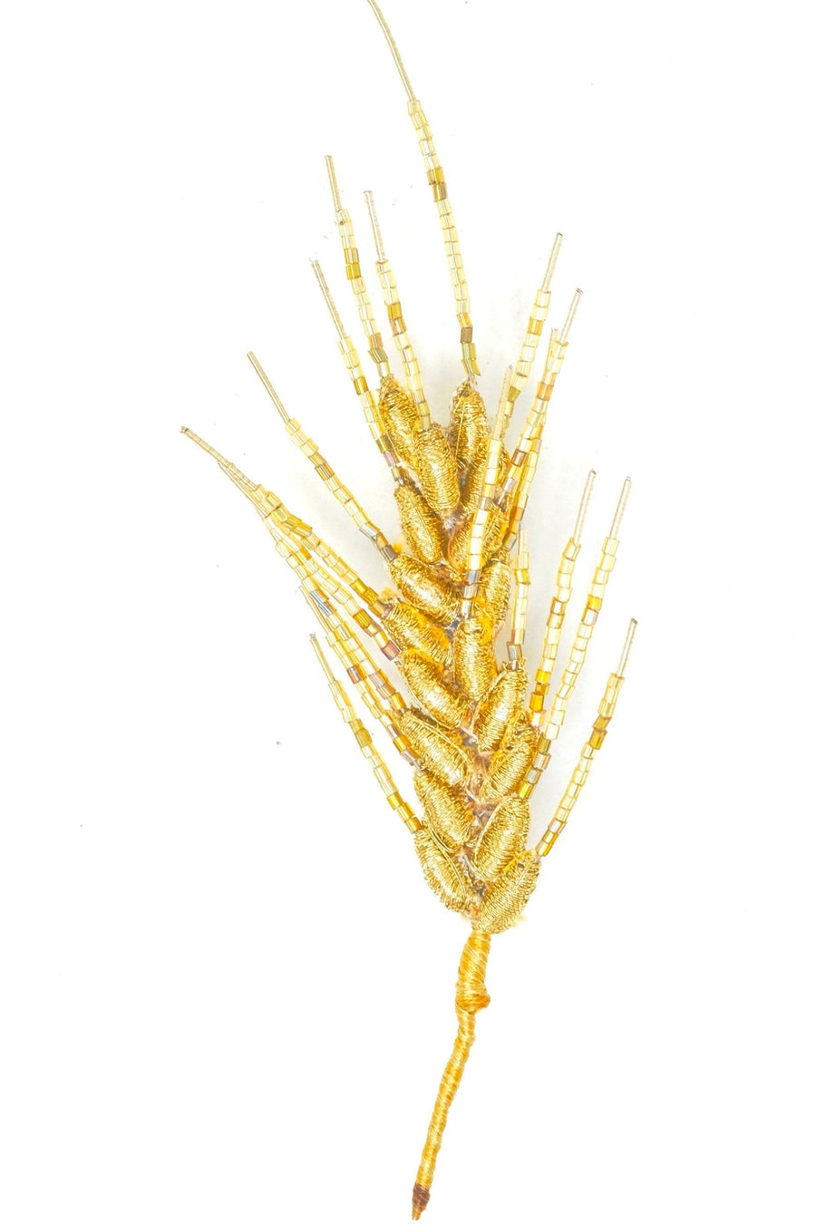 Trovelore Wheat Head Brooch Pin – back view