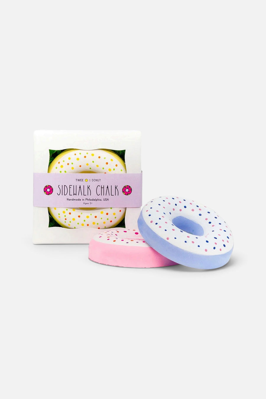 Twee Chalk Sprinkle Donut Sidewalk Chalk – front view