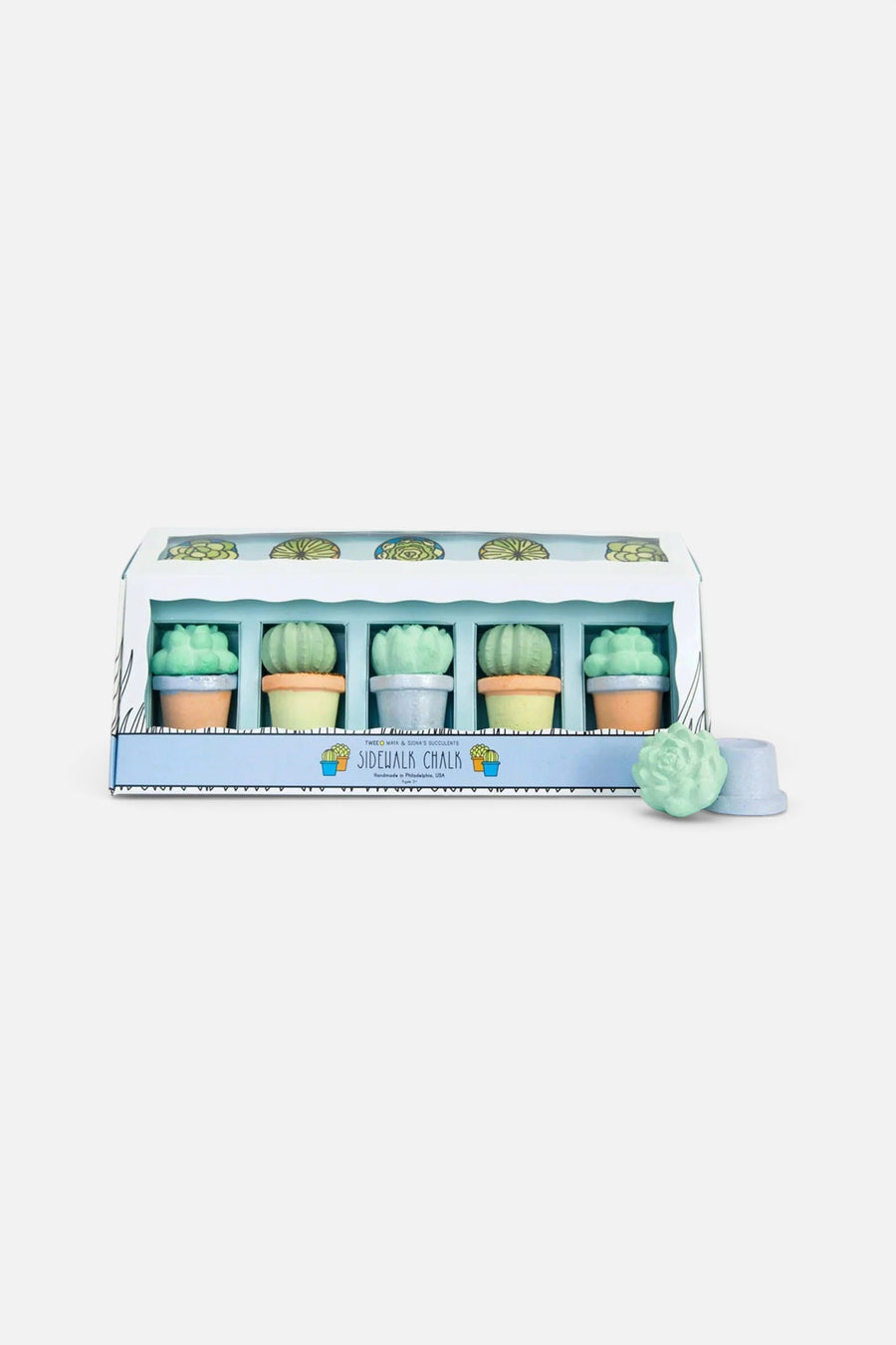 Twee Chalk Succulents Sidewalk Chalk – front view