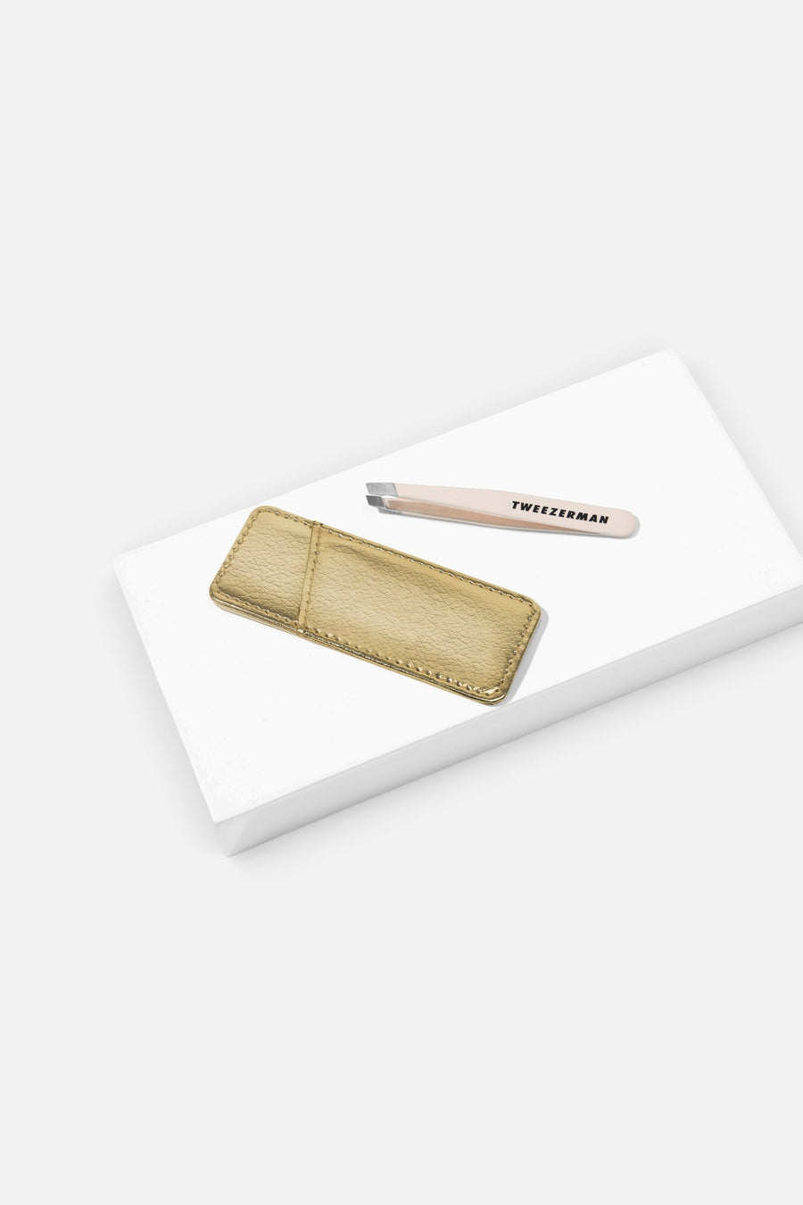 Tweezerman Evening Glow Mini Slant Tweezer with Case – alternate