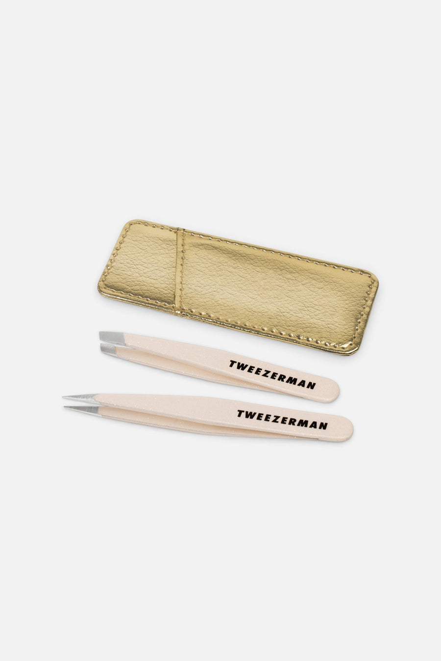 Tweezerman Evening Glow Mini Tweezer Set with Case – detail