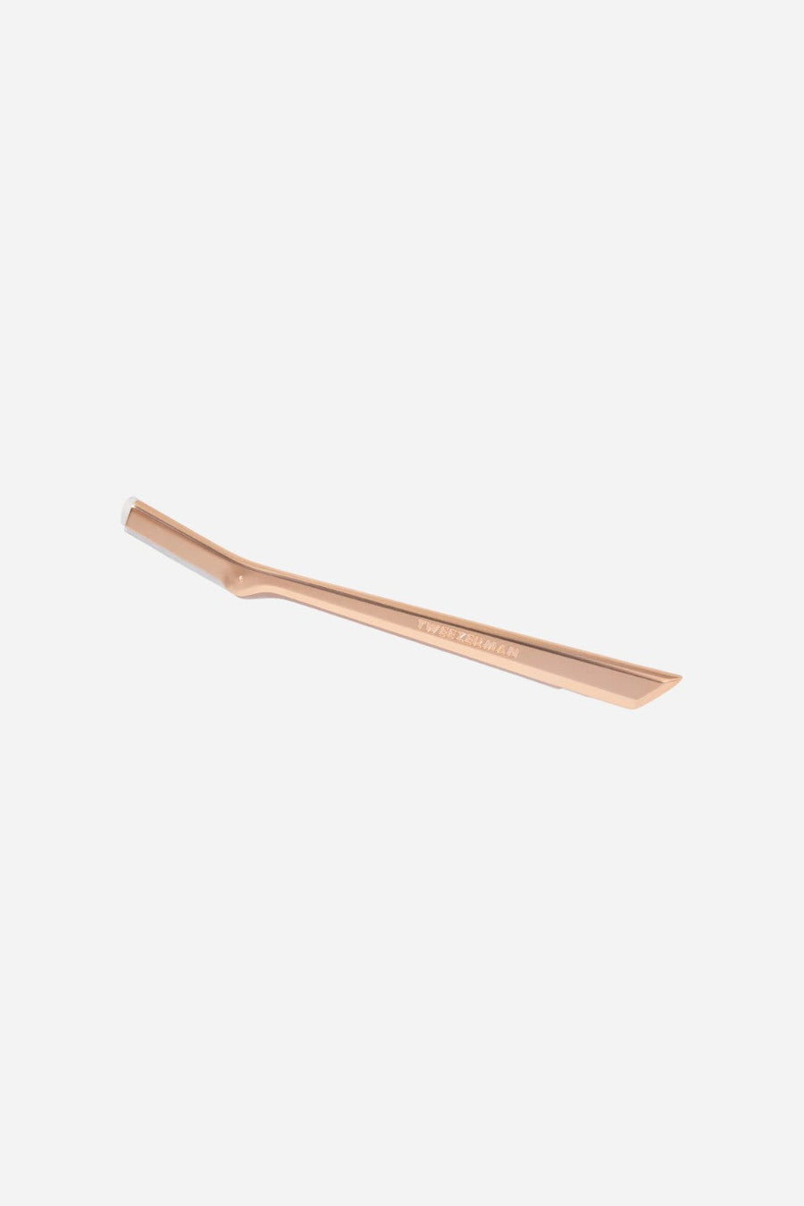 Tweezerman Rose Gold Facial Razor – detail