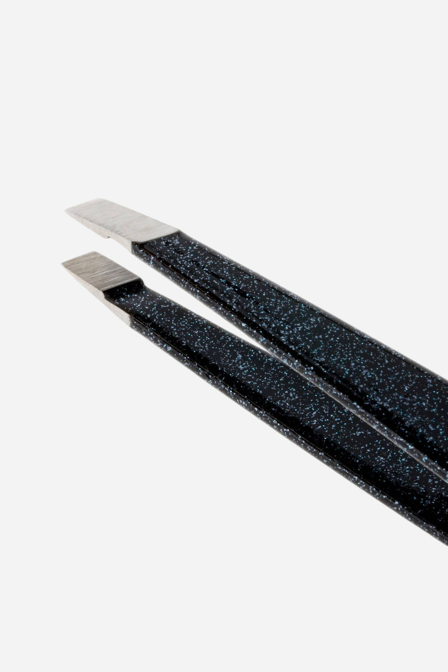 Tweezerman Slant Tweezer Dusted Onyx – back view