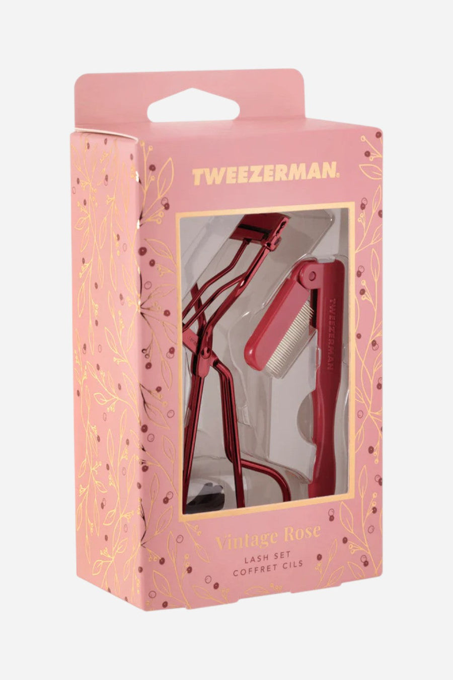 Tweezerman Vintage Rose Lash Gift Set – detail