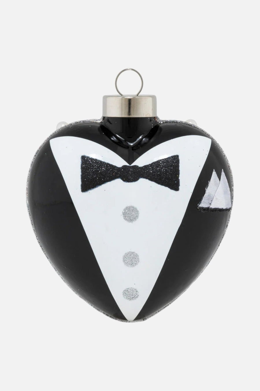 Two Hearts Ornament – front view