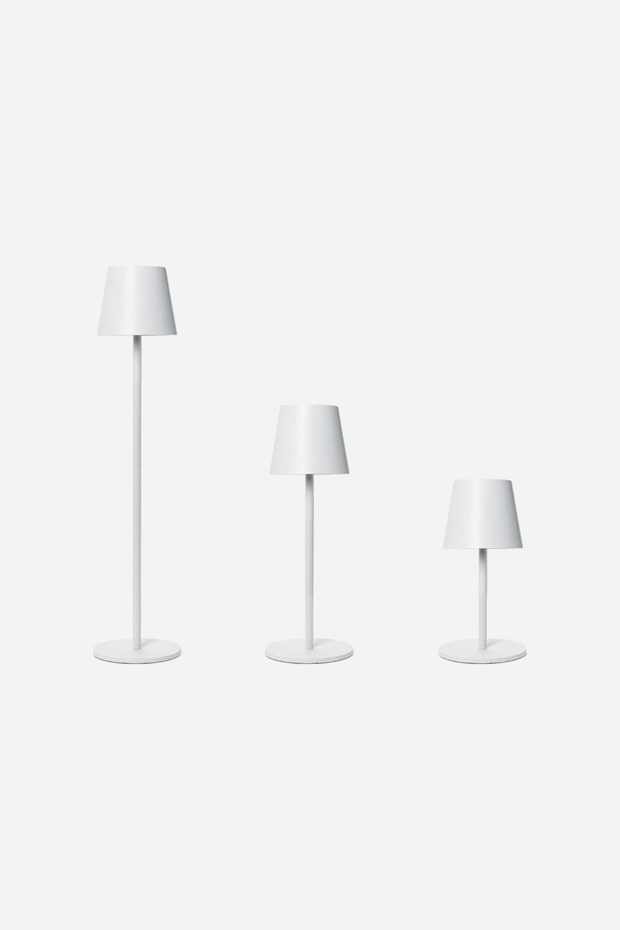 Two's Company Adjustable Led Table Lamp in White – back view