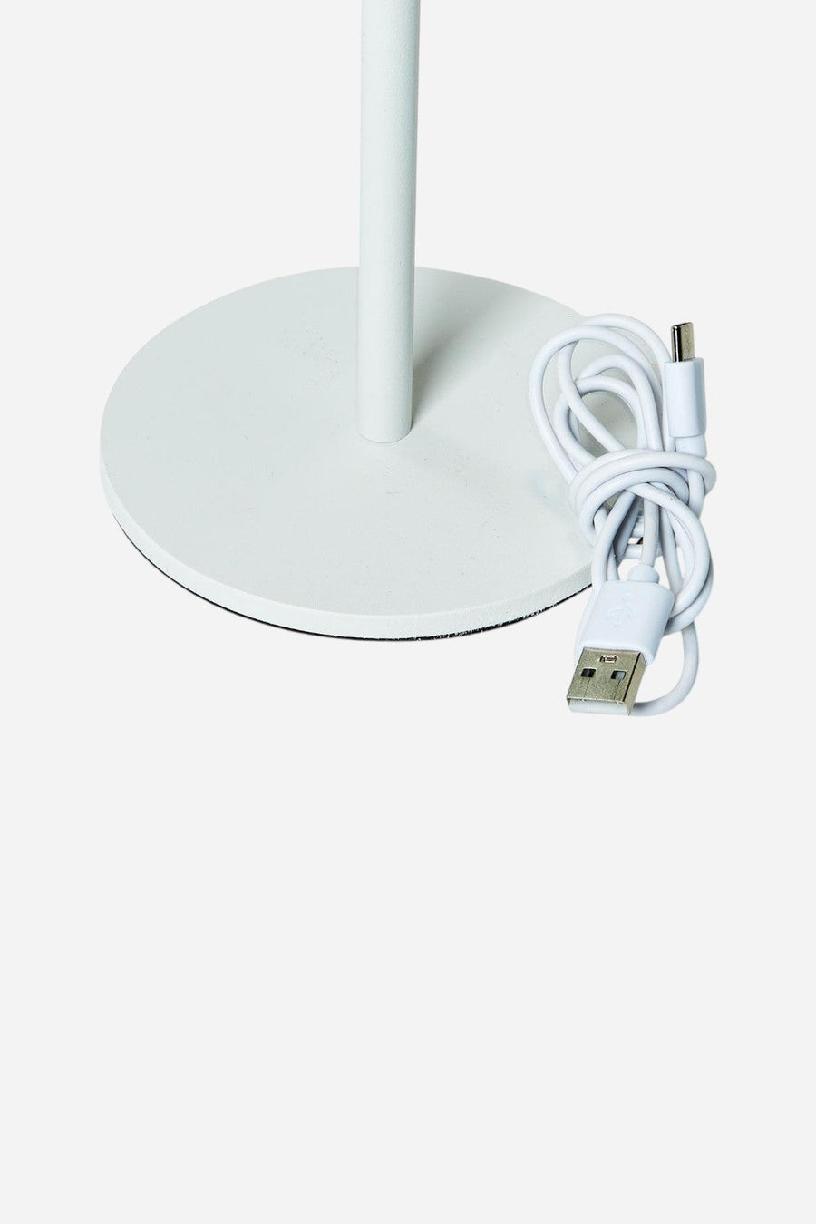 Two's Company Adjustable Led Table Lamp in White – flat lay