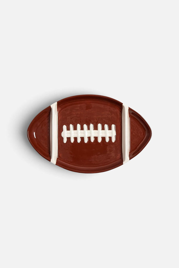 Two's Company Football Sectional Serving Platter
