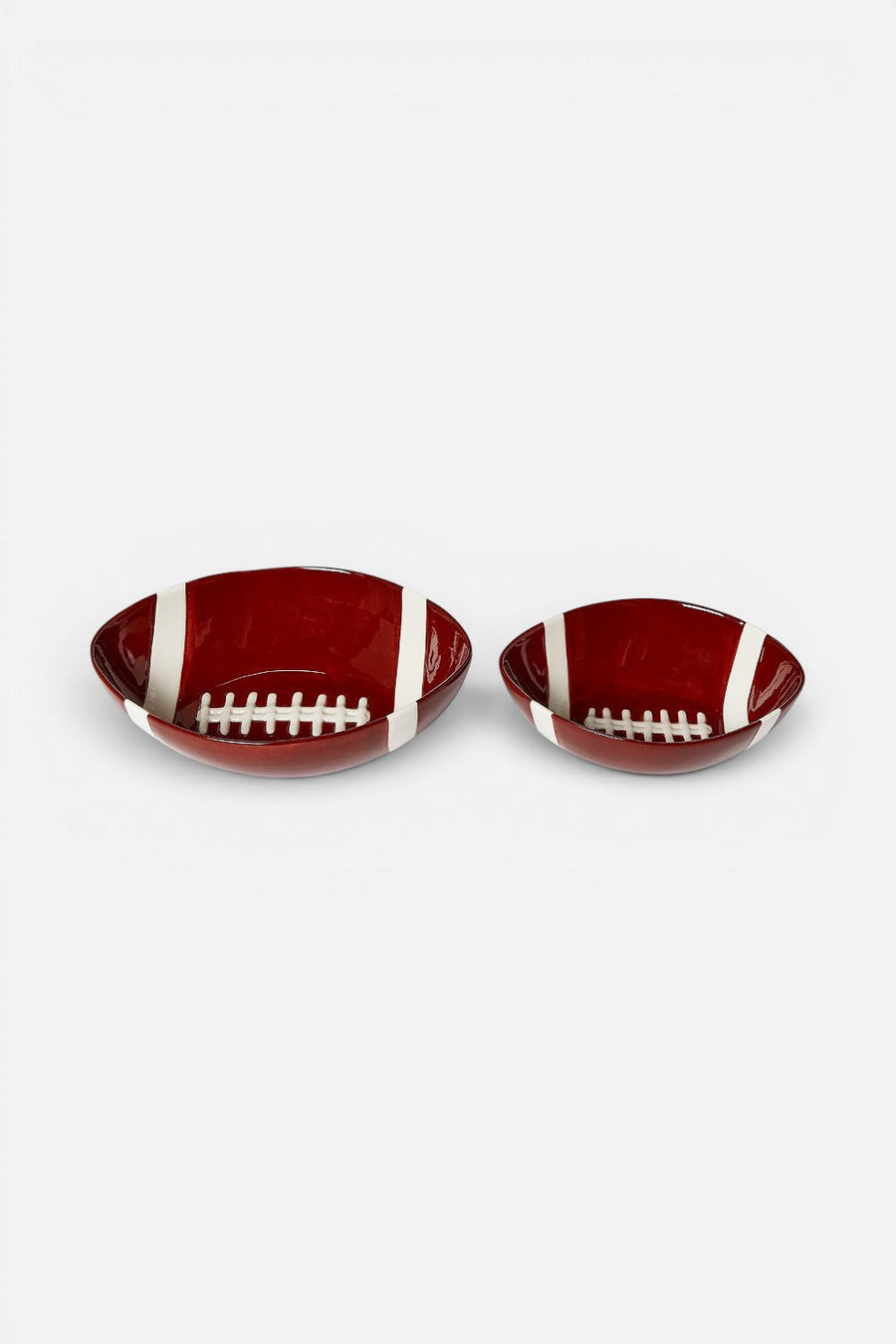 Two's Company Football Tidbit Bowls, Set of 2 – detail
