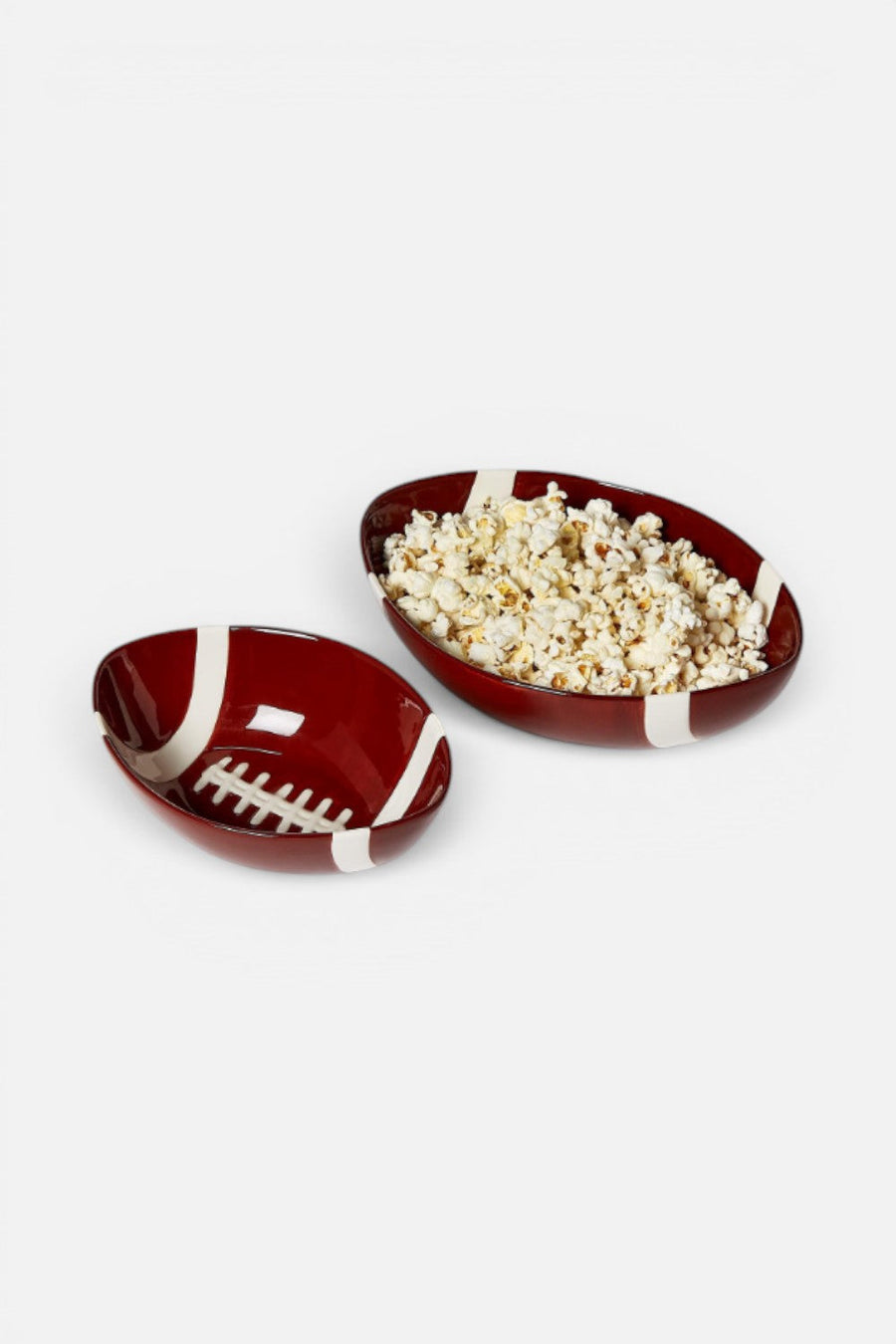 Two's Company Football Tidbit Bowls, Set of 2 – flat lay
