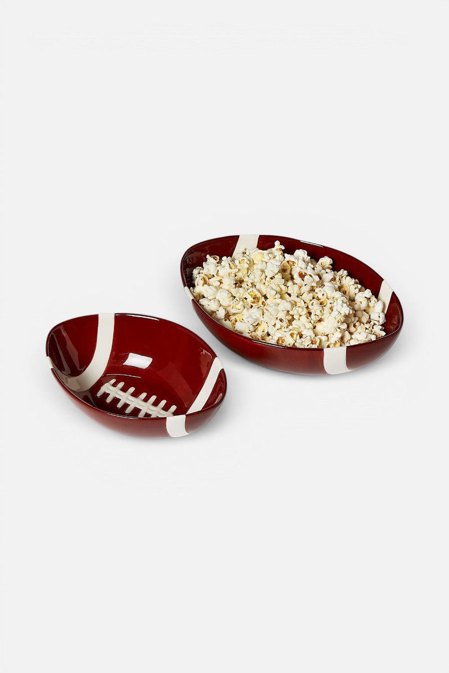 Two's Company Football Tidbit Bowls, Set of 2 – side view