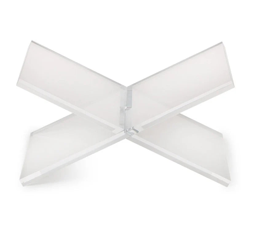 Two's Company Libreria Acrylic Book Stand – back view