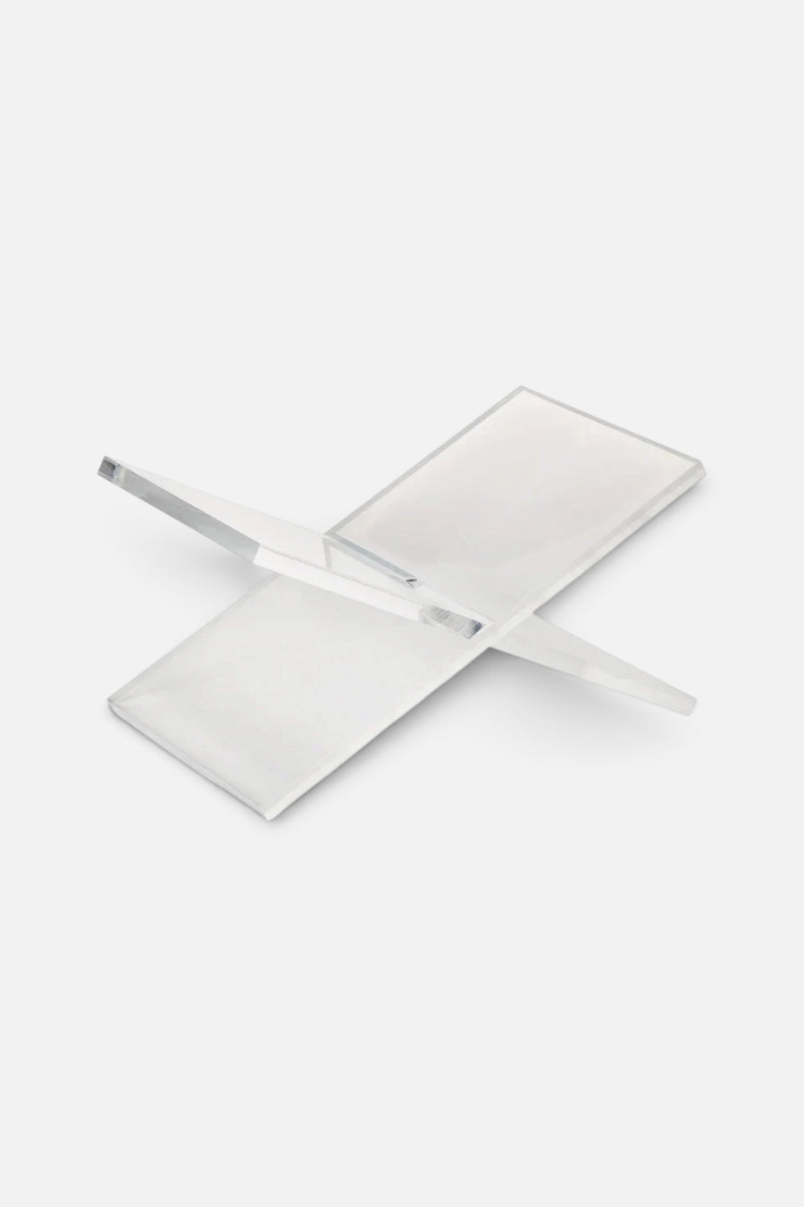 Two's Company Libreria Acrylic Book Stand – side view