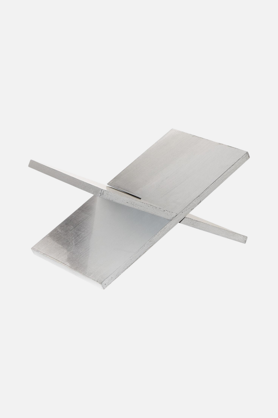 Two's Company Libreria Silver Leaf Book Stand – back view