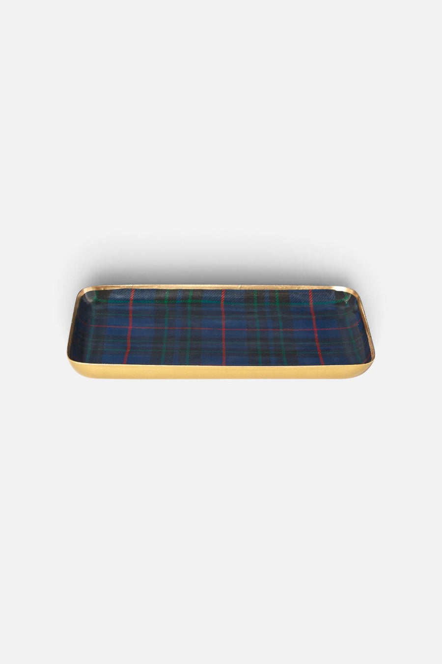 Two's Company Tartan Metal Tray – alternate