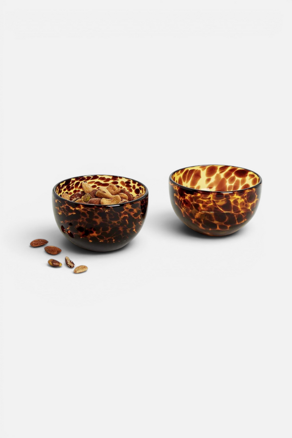 Two's Company Tortoise Tidbit Bowl, Set of 2